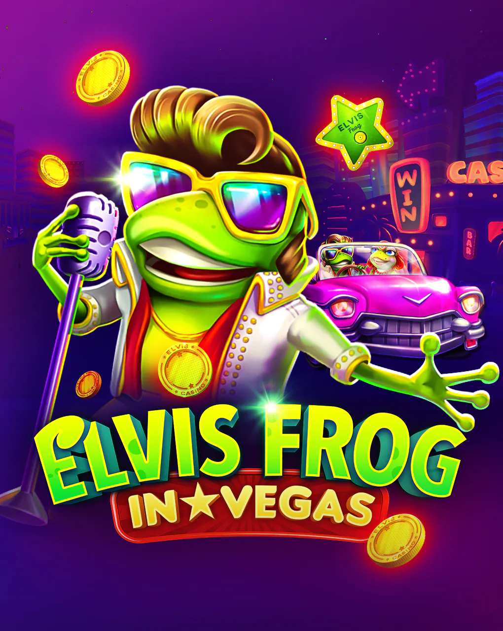 Elvis Frog In Vegas - BEERSLOT365