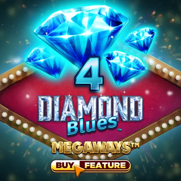 Microgaming : 4 Diamond Blues&trade; - Megaways&trade; - BEERSLOT365